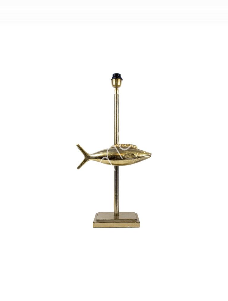 Lamp base fish ALU RAWBRONZE 33x15x70