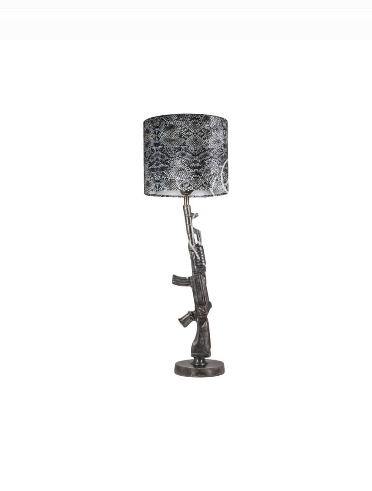 Table lamp gun ALU RAWPEW 18x18x72