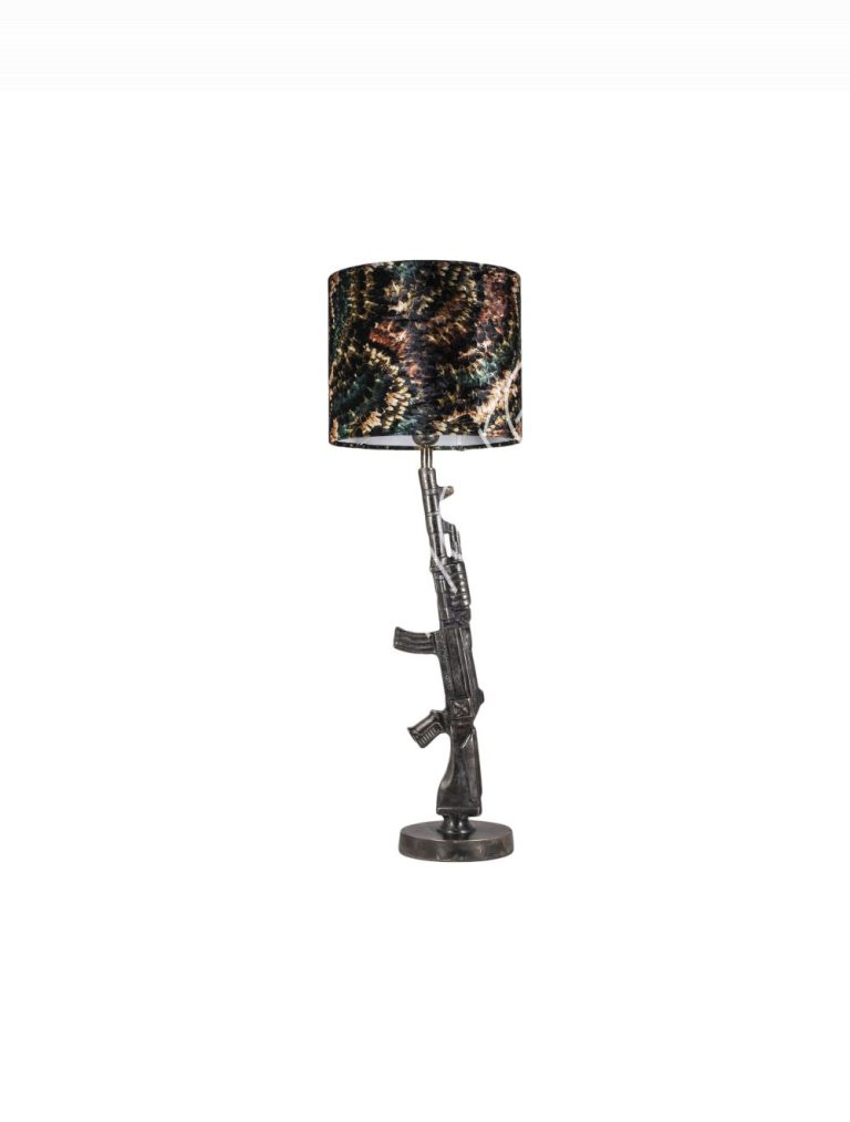 Table lamp gun ALU RAWPEW 18x18x72