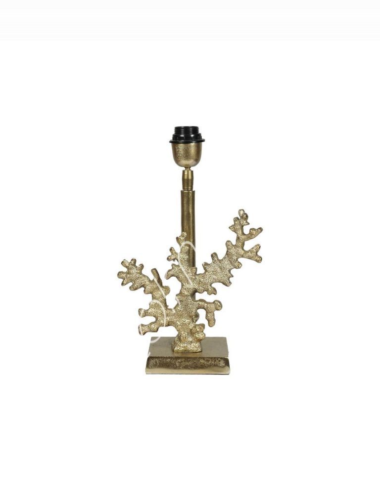 Lamp base coral ALU RAWBRONZE 24x12x37