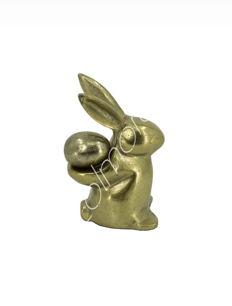 Decorative rabbit ALU RAWBRONZE 10x9x16