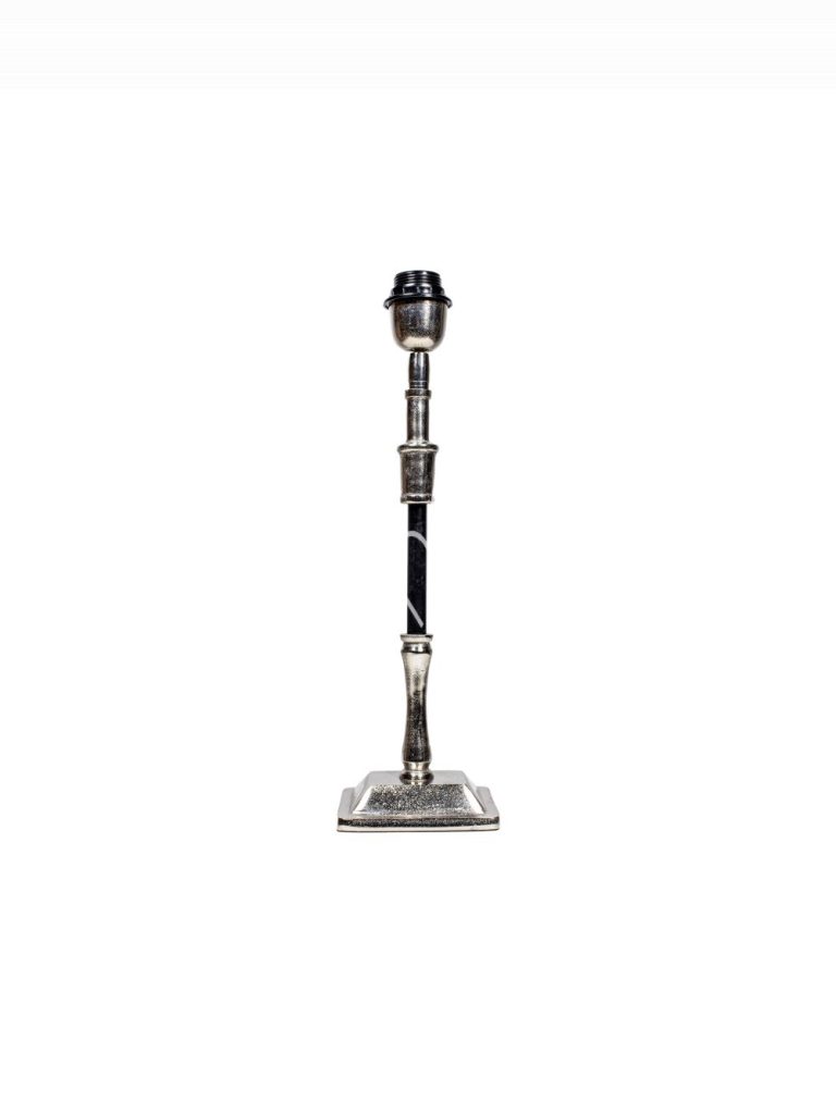 Lamp base square ALU RAWNI wblack 13x10x46
