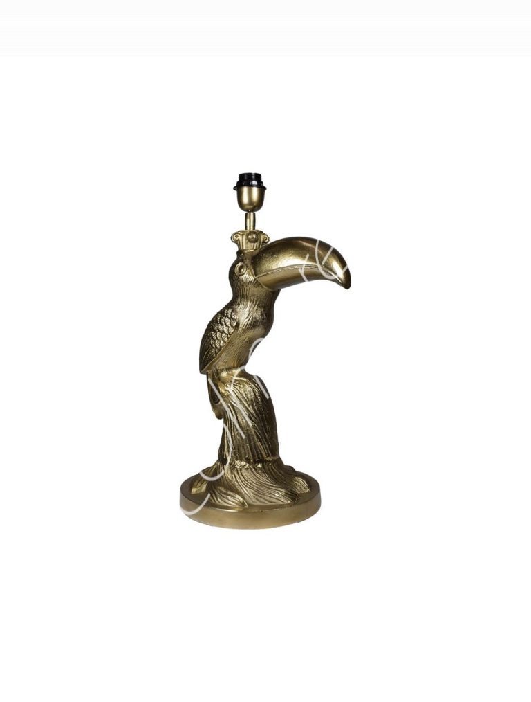 Lamp base parrot ALU RAWBRONZE 33x26x63