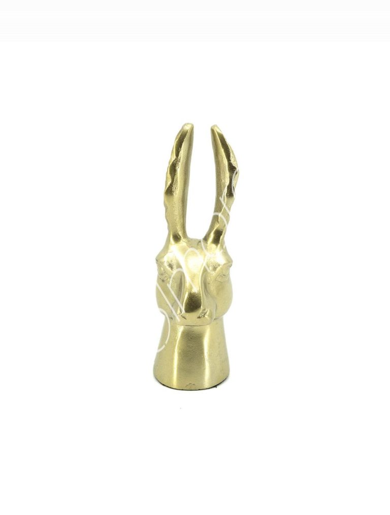 Decorative rabbit ALU RAWBRONZE 11x9x32