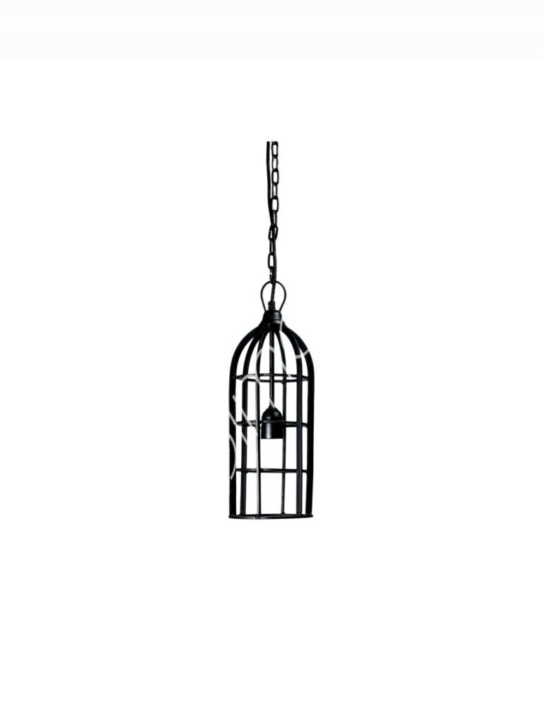 Ceiling lamp black IR 18x18x46