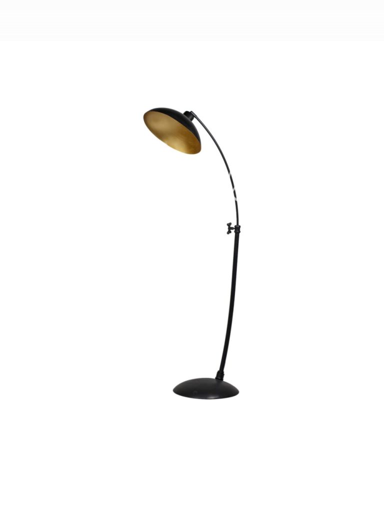 Floor lamp black ALUBRAss 36x36x180
