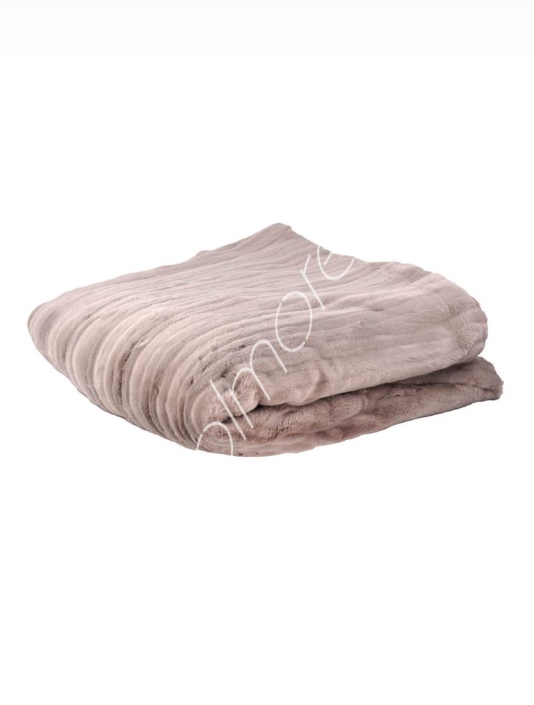 Plaid mauve faux fur short hair 260x280