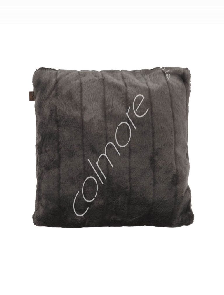 Cushion grey faux fur short hair 50x50
