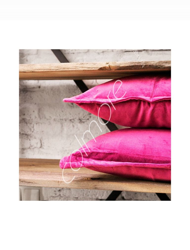 Cushion raspberry VICO velvet 50x50