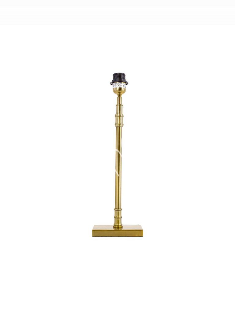 Table lamp rect ALU ssBR 15x10x49