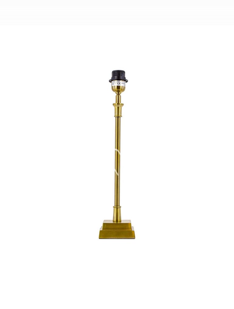 Table lamp sqr ALU ssBR 10x10x48
