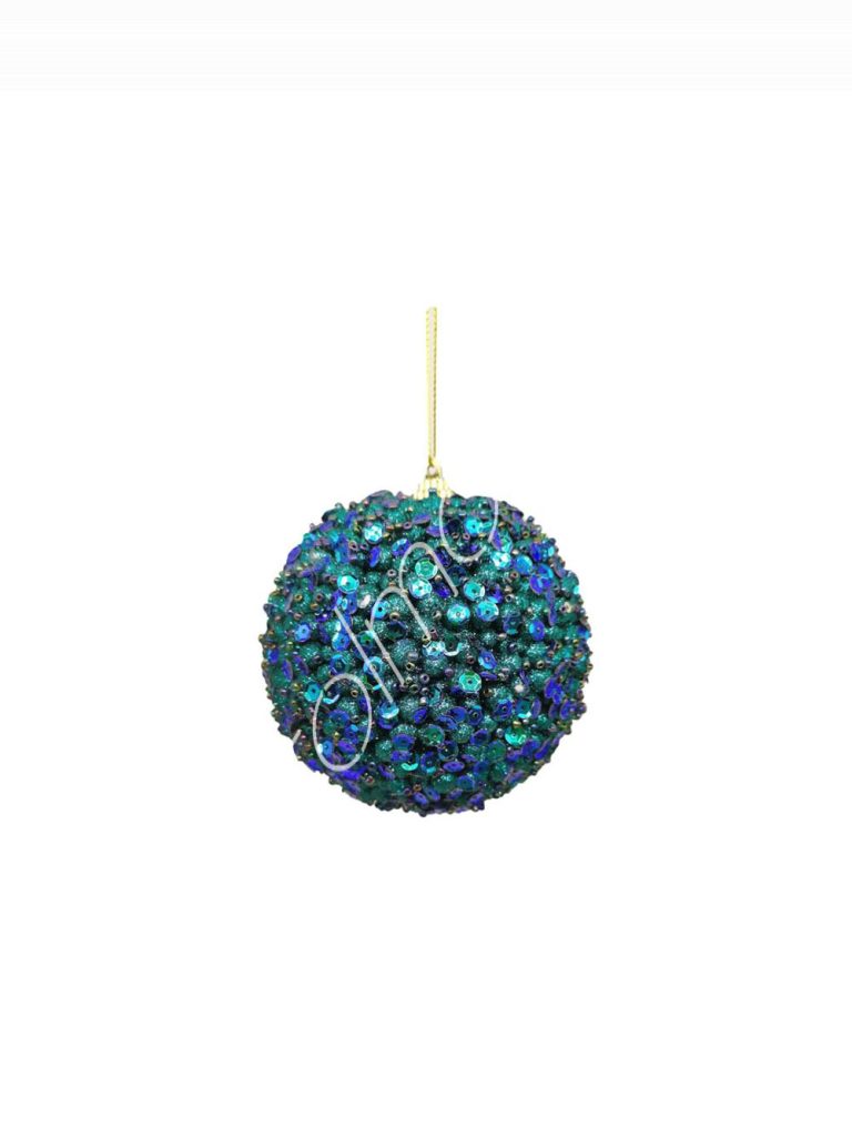 Decorative ball green polyfoam 25cm