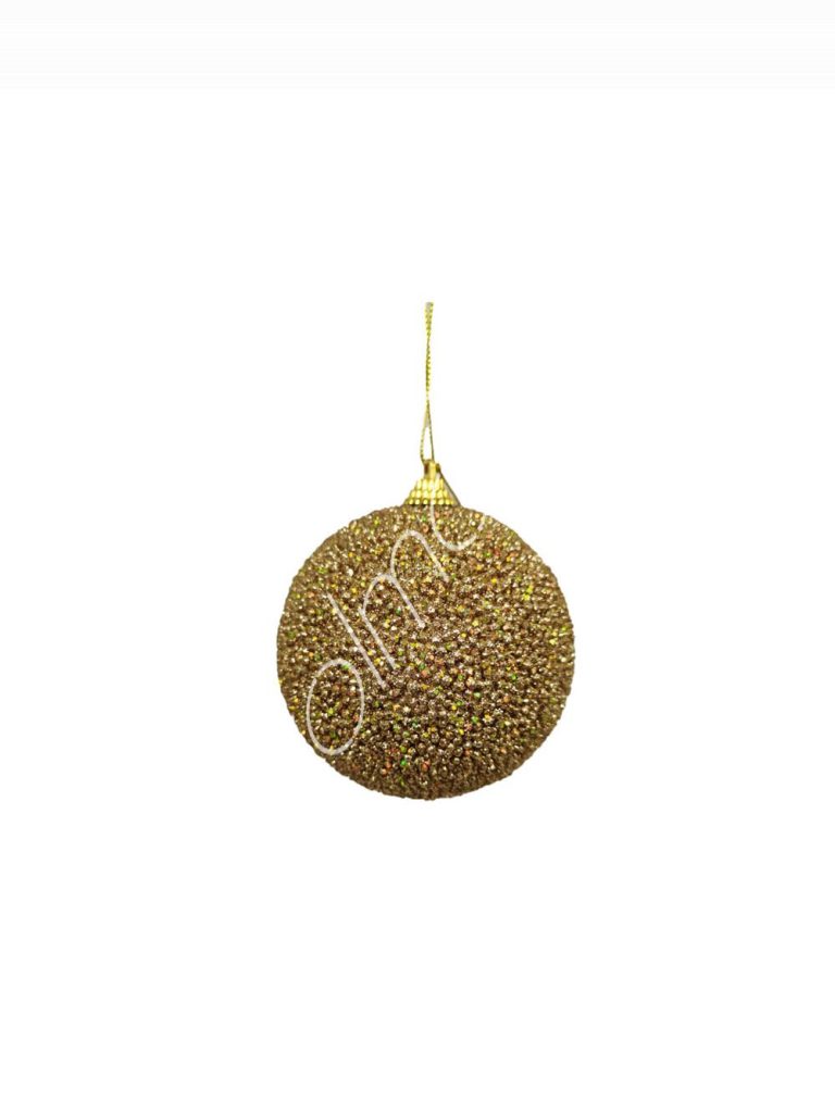 Decorative ball gold polyfoam 20cm