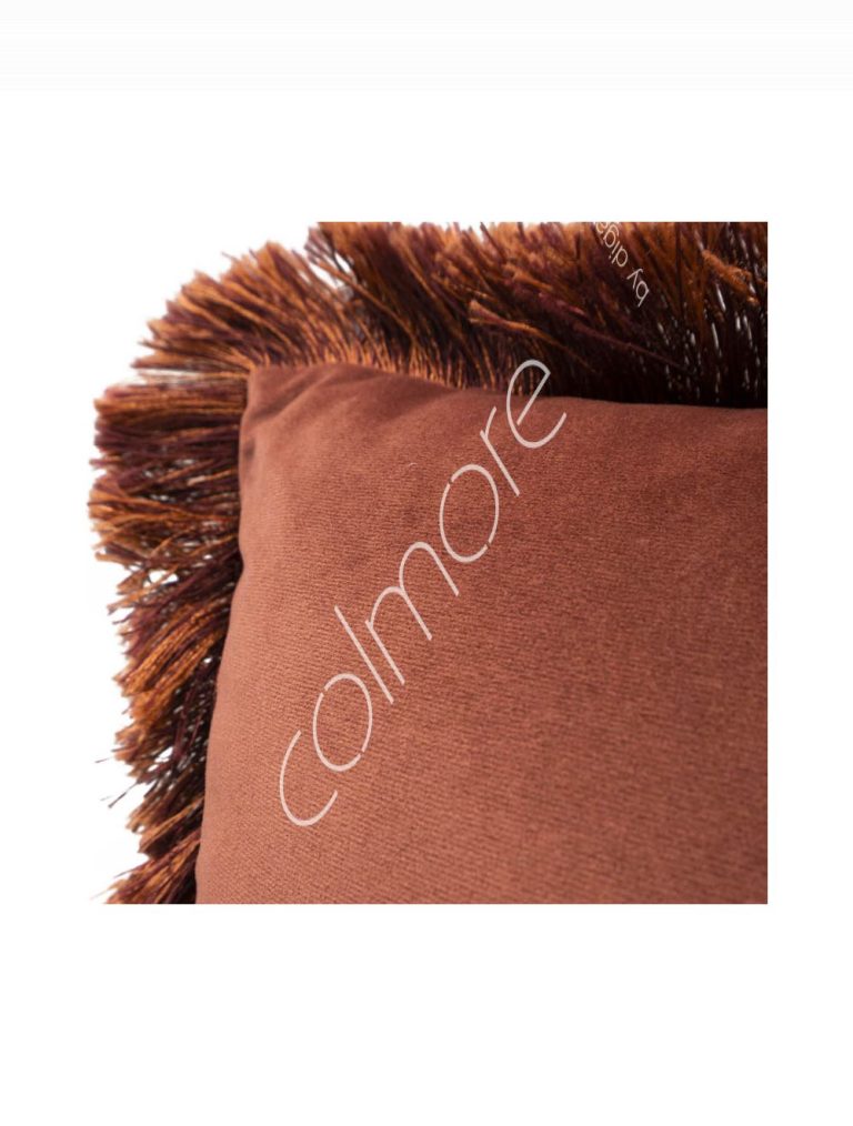Cushion terra wfringe 45x45
