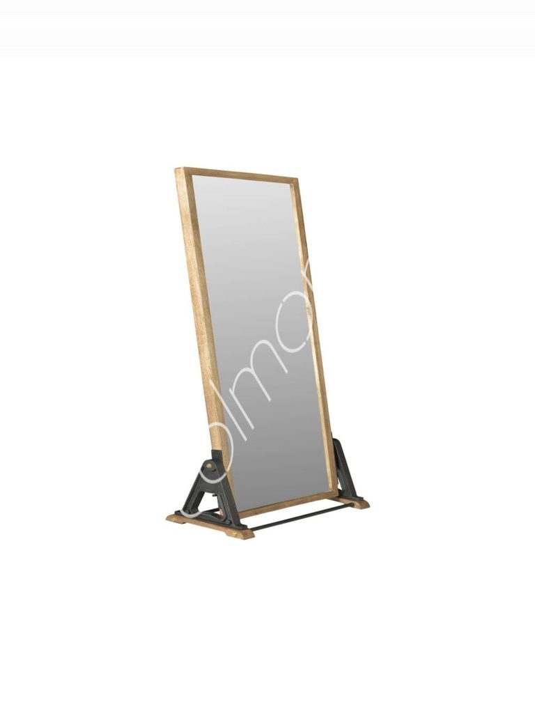 Mirror adjustable teak IR 71x38x188