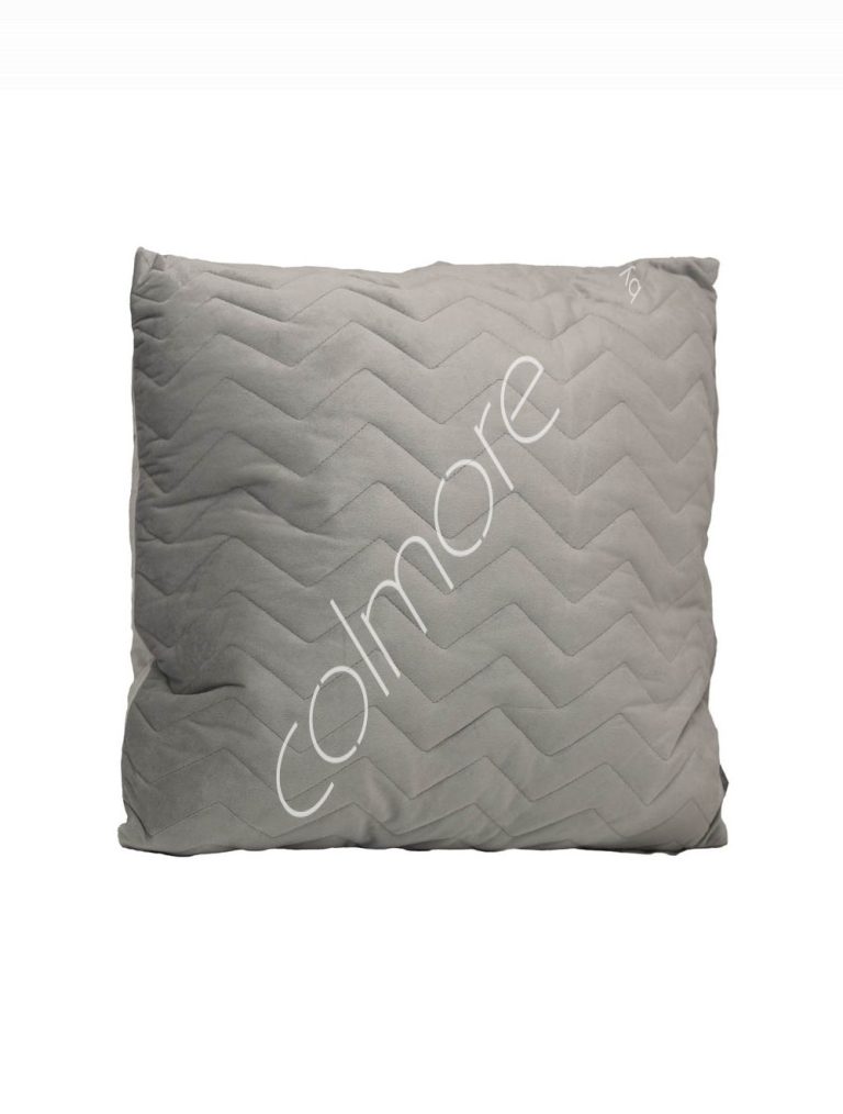 Cushion grey velvet 60x50