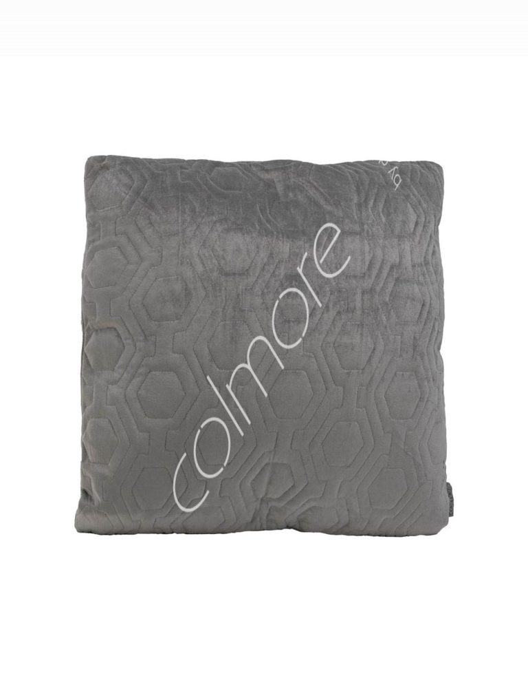 Cushion stone shiny velvet 60x50