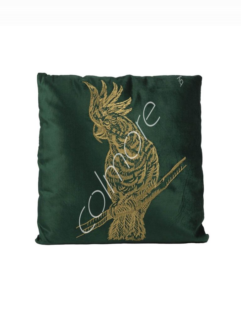 Cushion parot green VICO 50x50