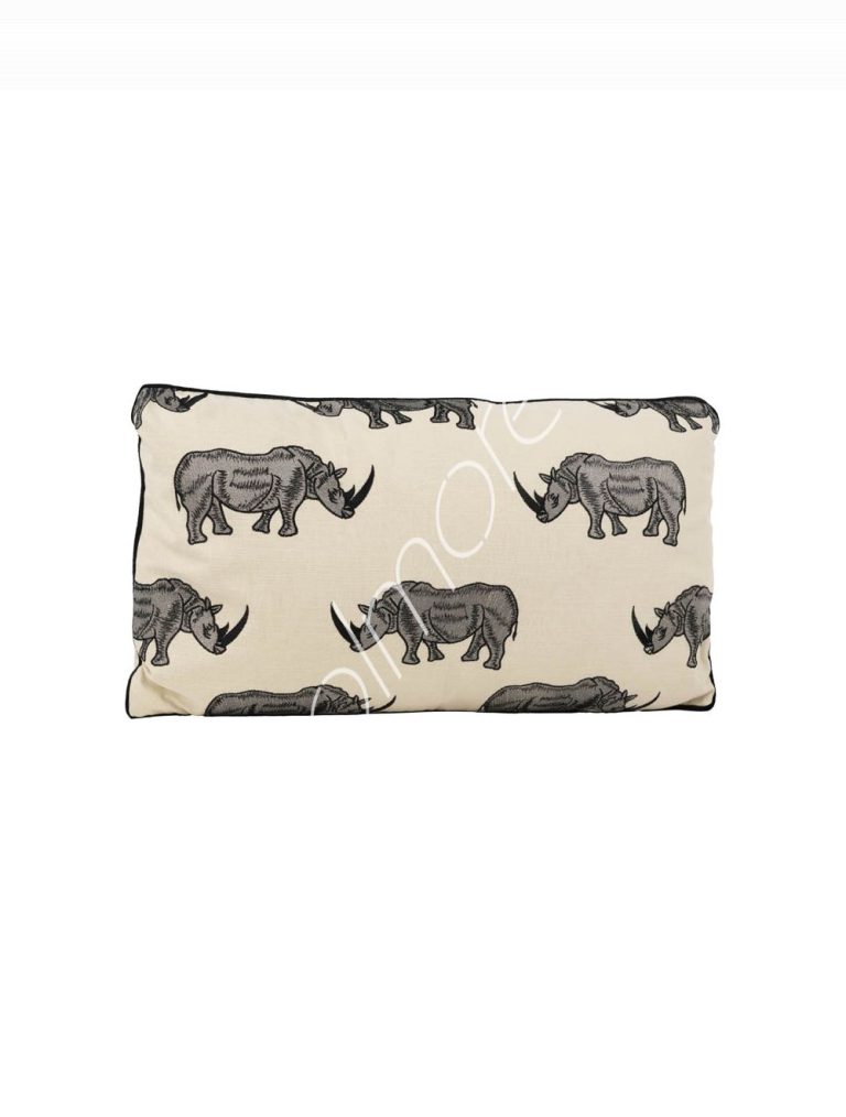 Cushion rhino white CO 60x35