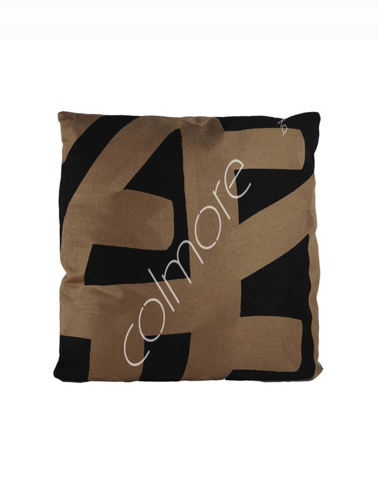 Cushion goldblack CO 60x60