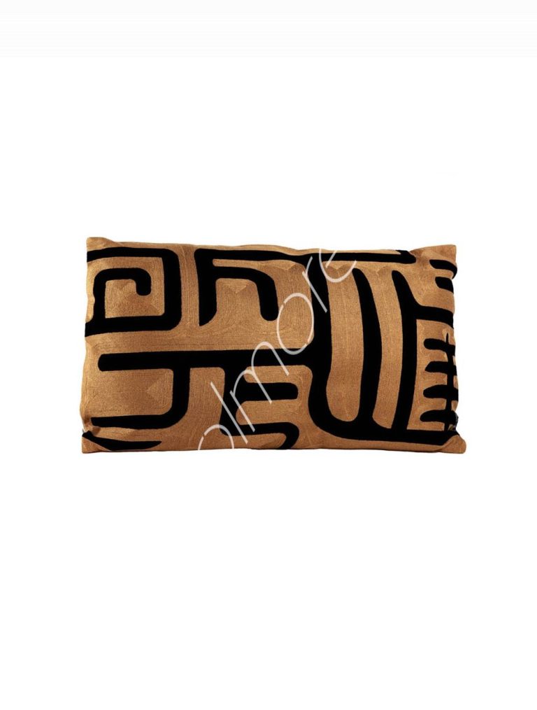 Cushion goldblack CO 70x40