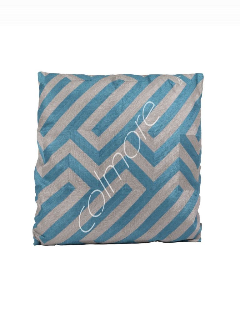 Cushion graphic bluegrey CO 50x50