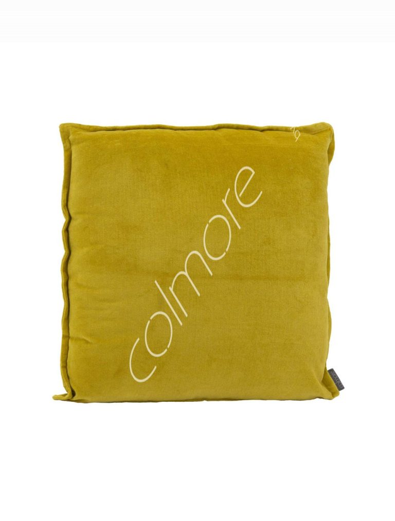 Cushion maize plain velvet 50x50