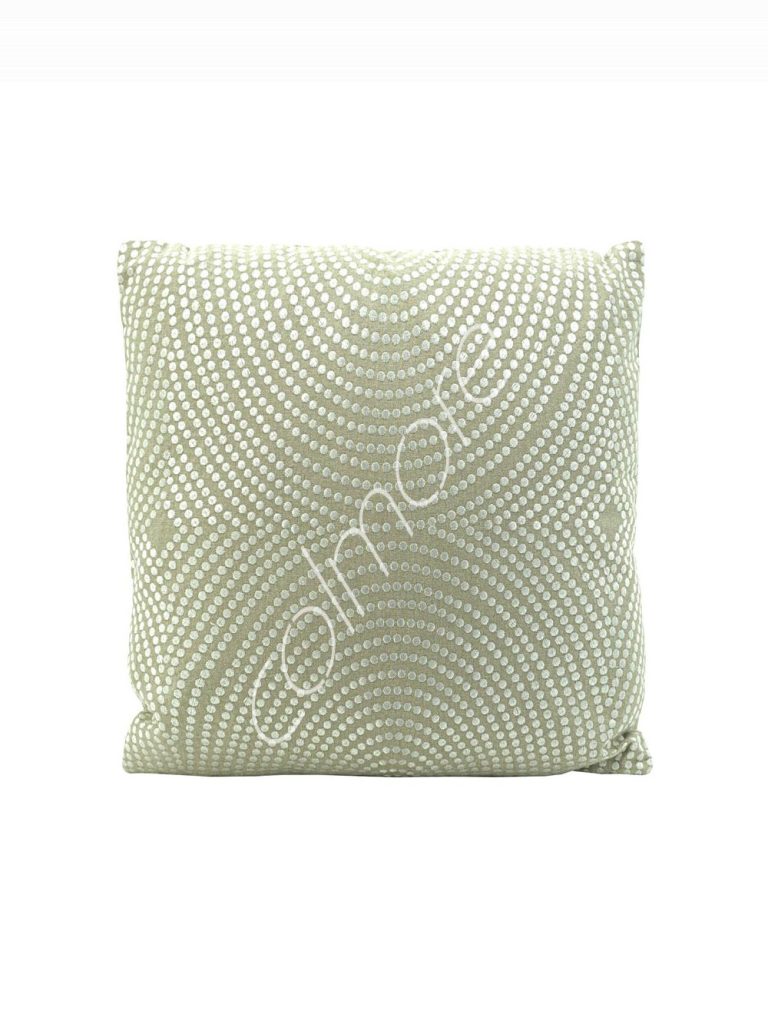 Cushion wcircles natural CO 50x50