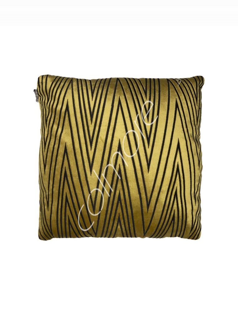 Cushion mustard velvet 50x50