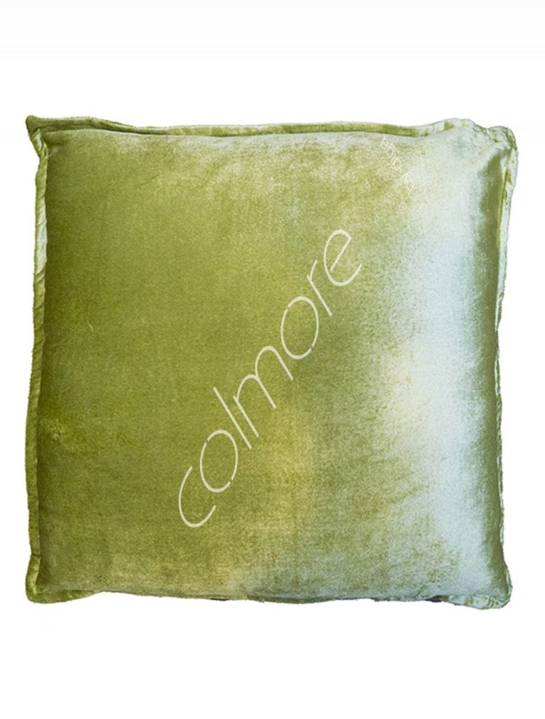 Cushion lime VICO velvet 50x50