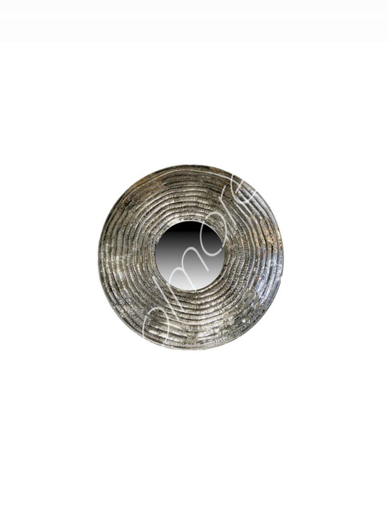 Mirror round ALUNIglass & mdf 81x10x81