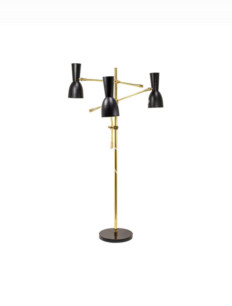 Floor lamp black BR 163x63x26