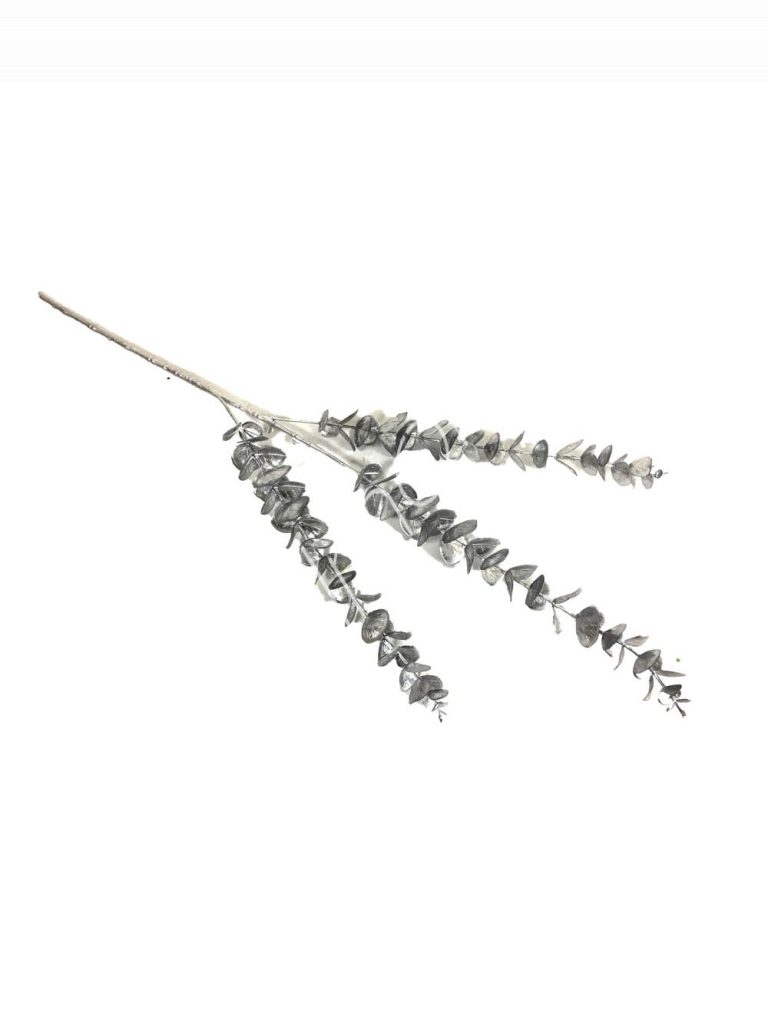 Decorative branch silver 78cm