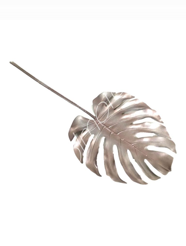 Decorative branch dark silver 90x37