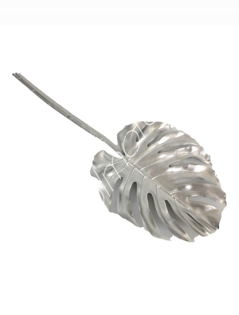 Decorative branch dark silver 90x37
