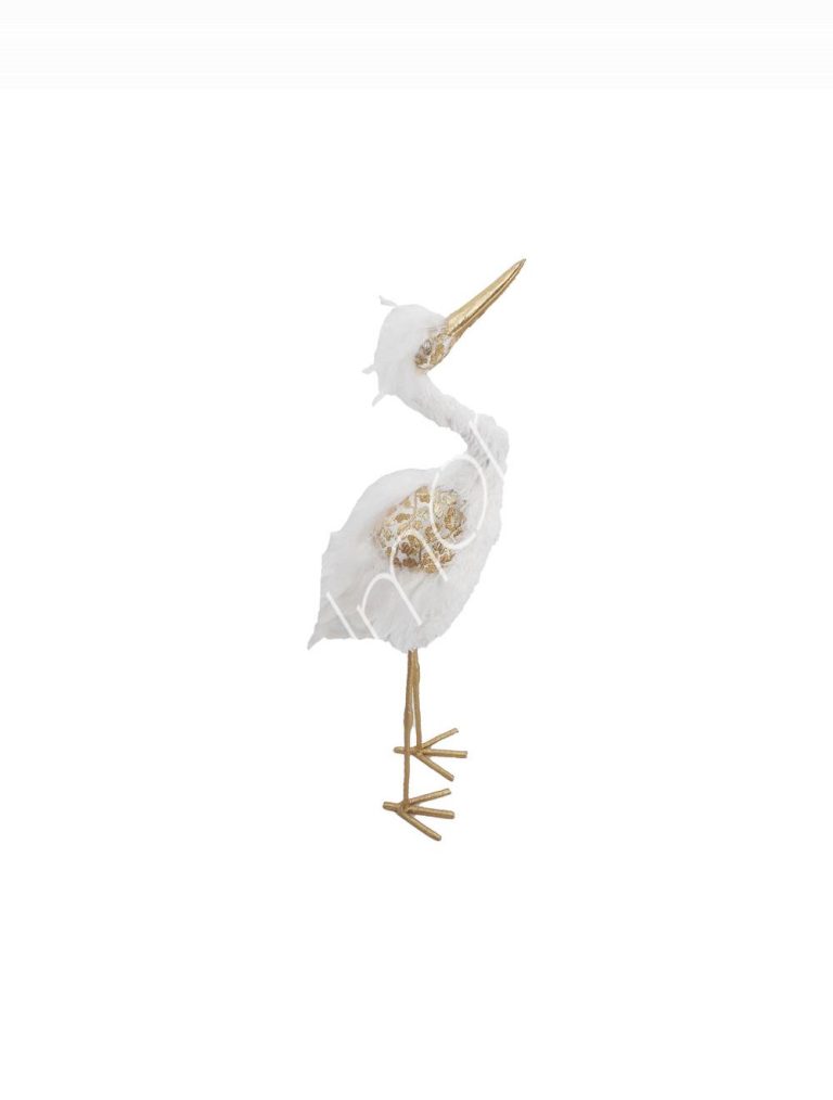 Decorative crane gold 25x18x108