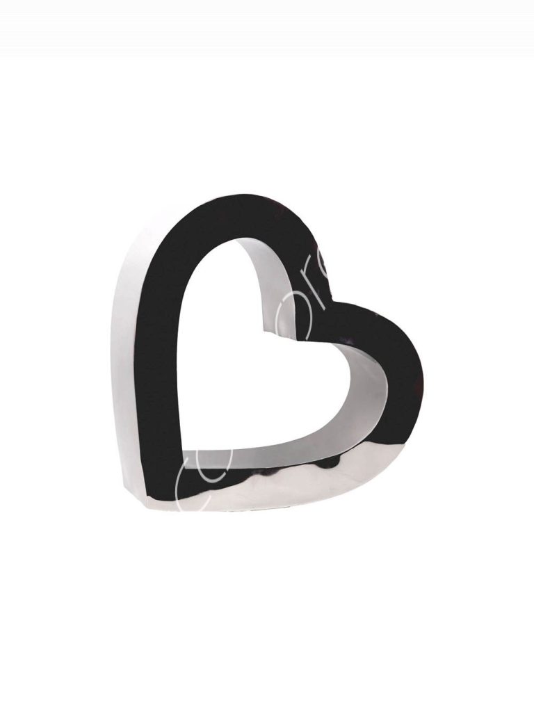 Decorative hollow heart ssPOL 75x18x69