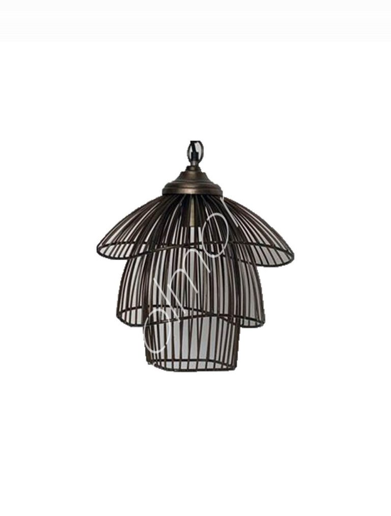 Ceiling lamp ant.brass IR 29x27x33