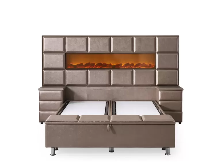 Rotterdam - Box spring bed with storage space