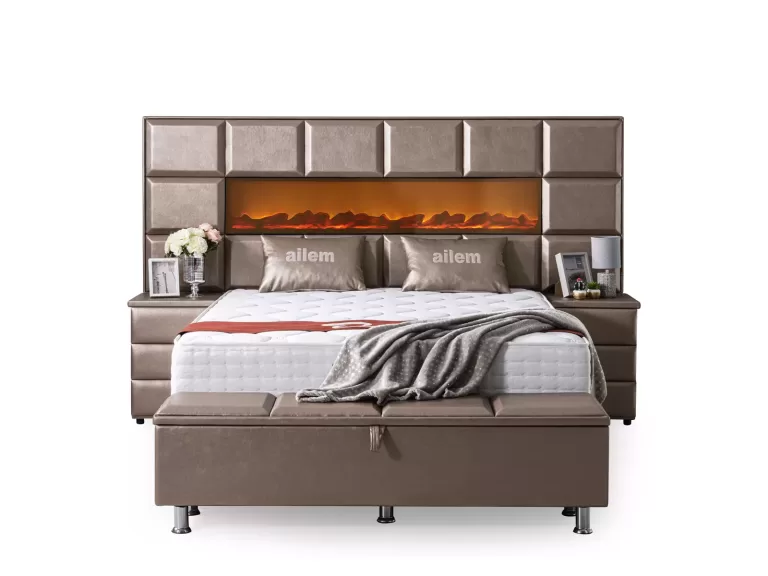 Rotterdam - Box spring bed with storage space