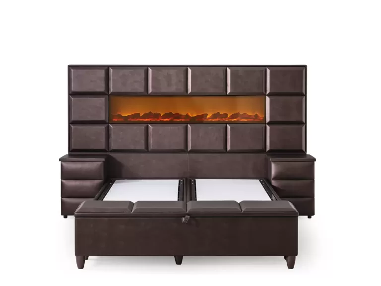 Rotterdam - Box spring bed with storage space