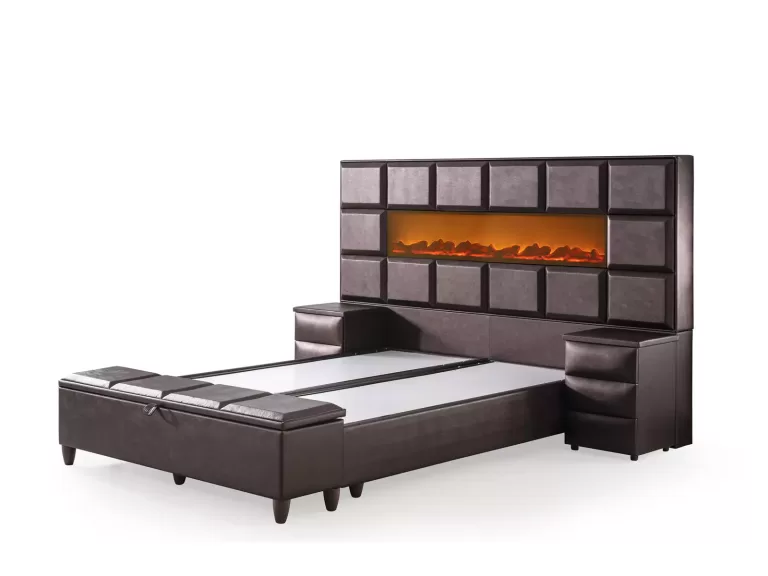 Rotterdam - Box spring bed with storage space