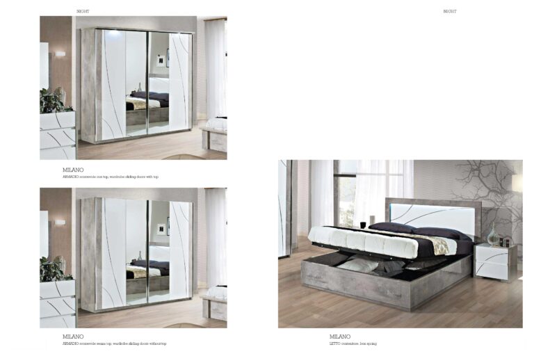 CHAMBRE À COUCHER SET MILANO