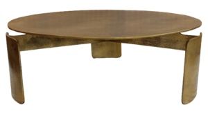Ronde salontafel Darwin Goud Aluminium 90 cm