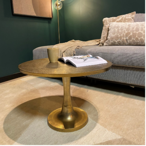 Salontafel Amara Goud Aluminium 65 cm