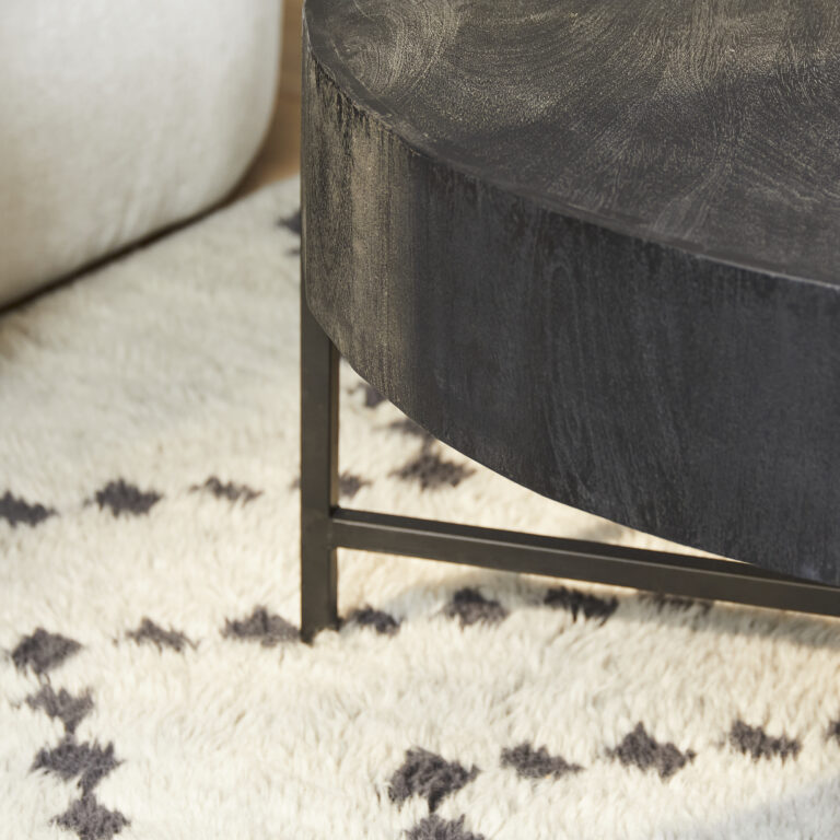 Table basse Cooper Noir | 80 cm