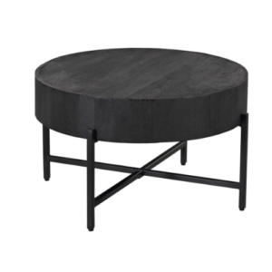 Table basse Cooper Noir | 80 cm