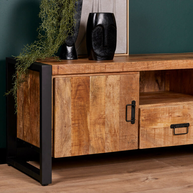 Tv meubel Boaz met deuren en een lade | 150 cm