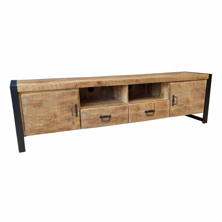 Tv meubel Boaz met deuren en lades | 200 cm