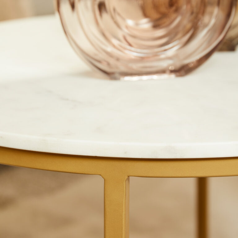 Salontafel Ryan White marble | 70 cm